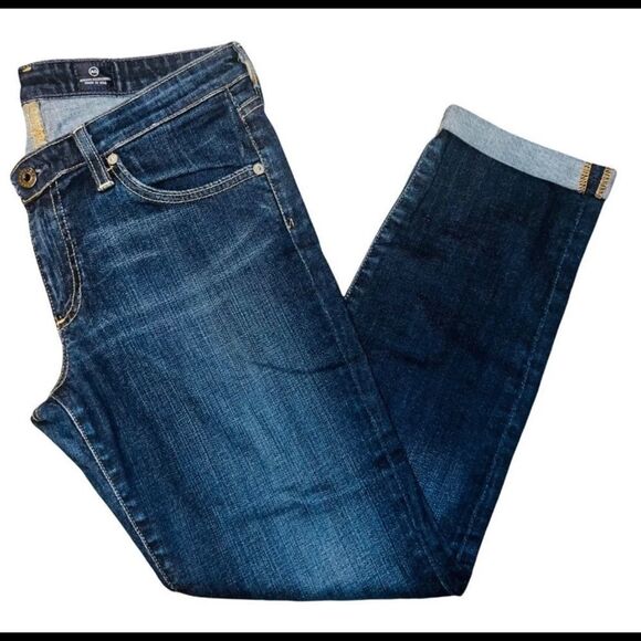 #315 AG ADRIANO GOLDSCHMIED the cropped slit jeans - Picture 10 of 11